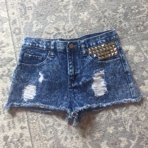 Studded Shorts